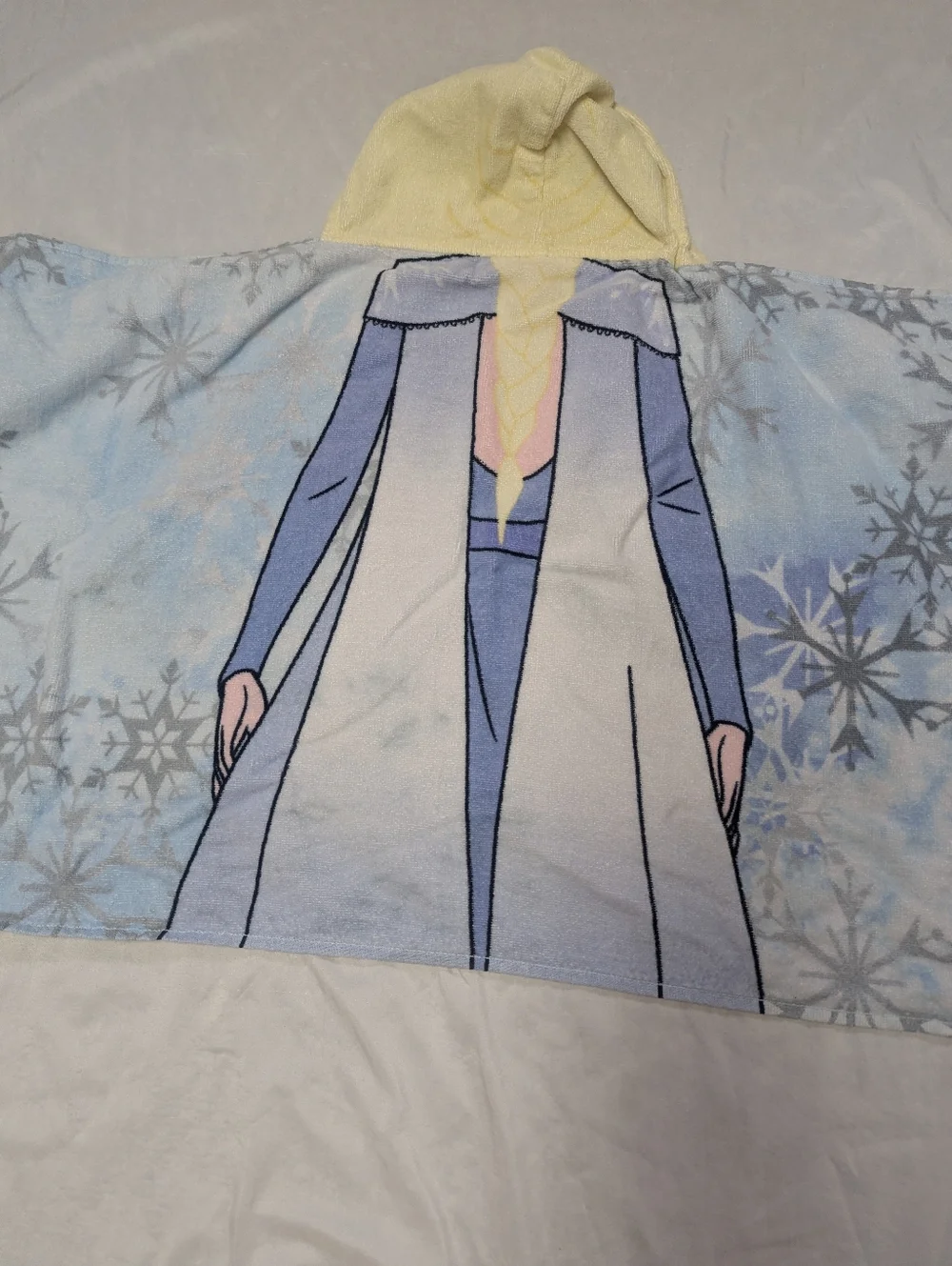 Disney Frozen 2 Elsa Hooded Toddler Kids Towel 100% Cotton Princess READ
